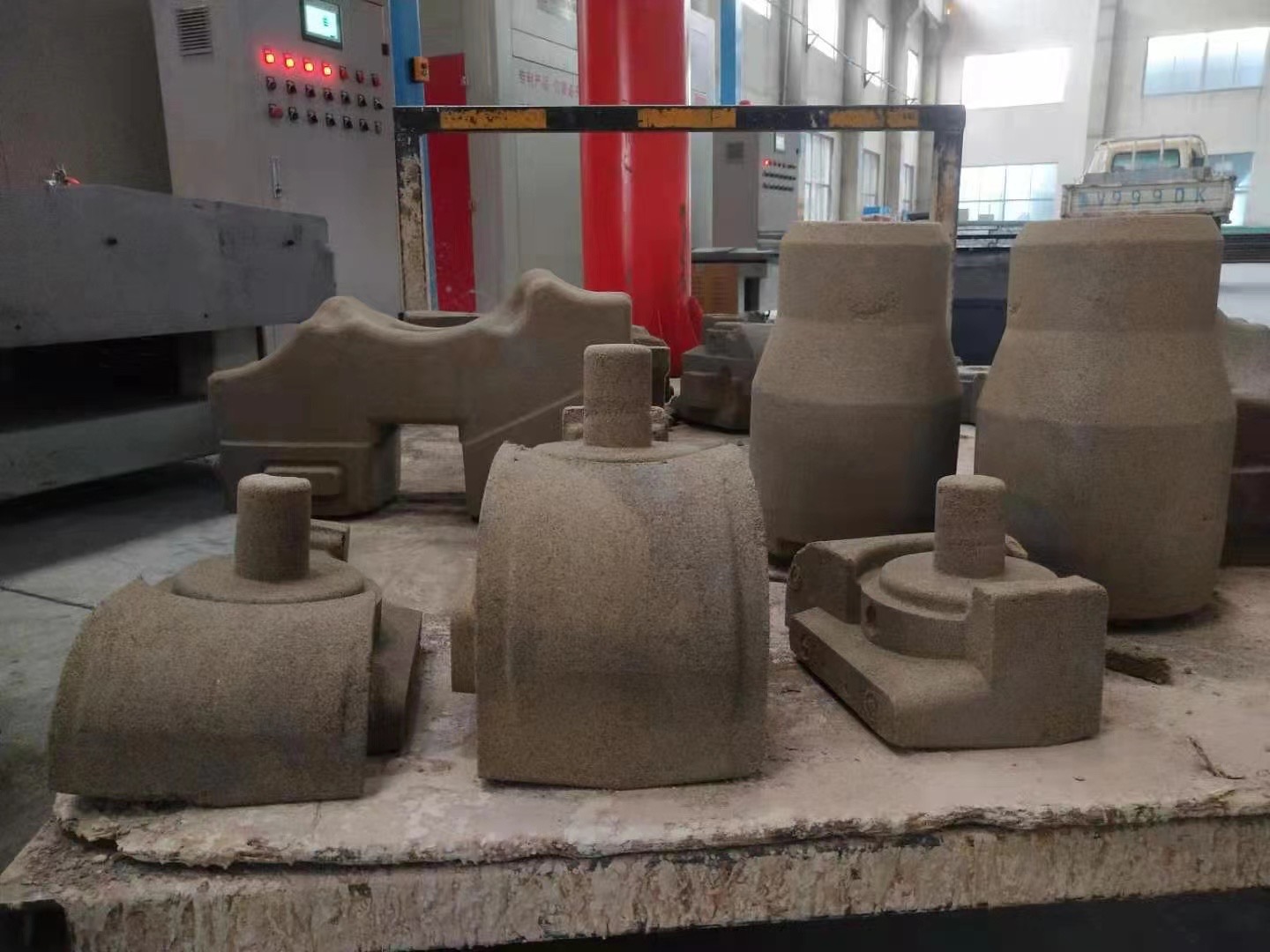 水玻璃工藝全主動射芯機